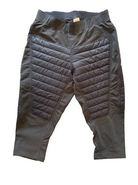 Decathlon Wedze FR900 Insulated Mid-Layer Ski Capri Pants in Navy
